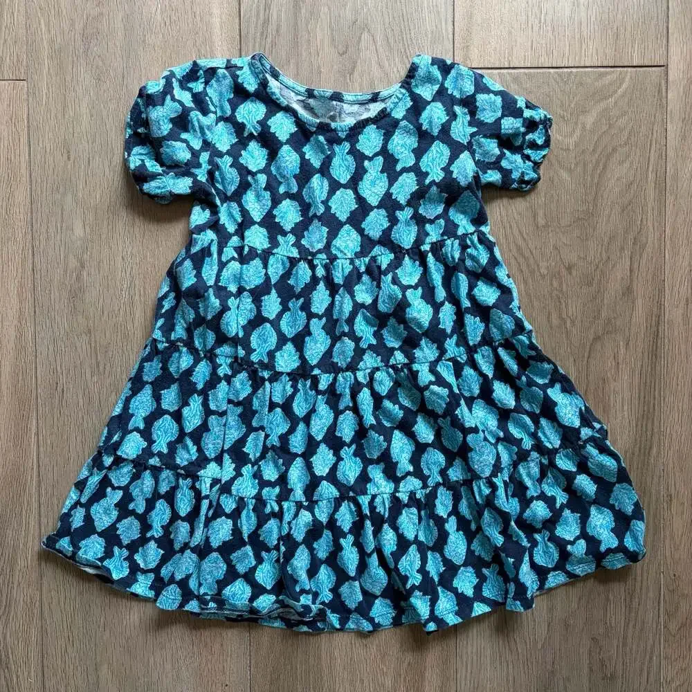 Lilly Pulitzer Girls Mini Jodee Dress Low Tide Navy Any Fin For You